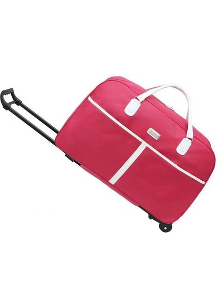 Arabası Çantası Kadın Büyük Kapasiteli Arabası Çantası Hafif Seyahat Çantası Seyahat Çantası Çanta Sürükle Çanta Bagaj Çantası Okul Çantası (Yurt Dışından)