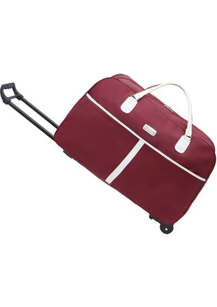 Arabası Çantası Kadın Büyük Kapasiteli Arabası Çantası Hafif Seyahat Çantası Seyahat Çantası Çanta Sürükle Çanta Bagaj Çantası Okul Çantası (Yurt Dışından)