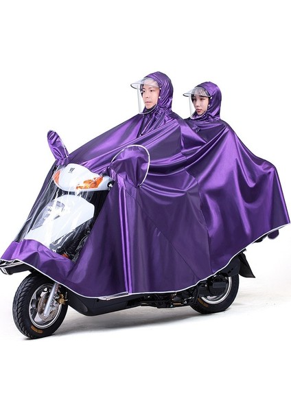 Büyük Motosiklet Elektrikli Araç Sürme Için Çift Kalınlaştırılmış Jakarlı Yağmurluk (Yurt Dışından)