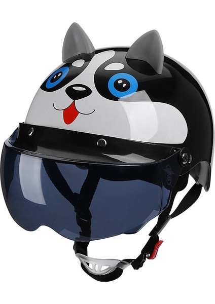 Dört Mevsim Yetişkin Karikatür Elektrikli Araba Motosiklet Kask Kask (Yurt Dışından)