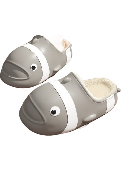 Sonbahar ve Kış Karikatür Ev Yumuşak Alt Kaymaz Artı Polar Pamuklu Terlik (Yurt Dışından)