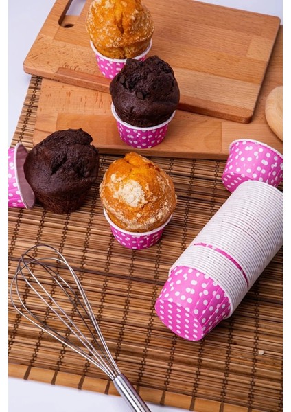 Muffin Cupcake Kek Kalıbı Kapsülü Puantiyeli Özel Pet Kapsül 20'li fiyatları