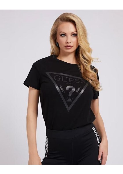 Guess-Önde Logolu T-Shirt