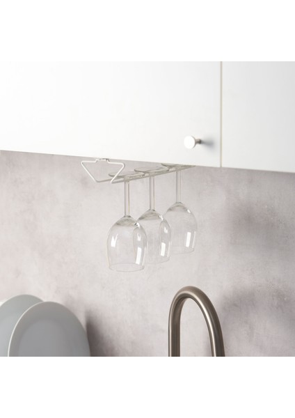 Çok Amaçlı Raf Askısı, IKEA Beyaz, 10X29X7 Cm, Palycke Şarap kadeh askısı indirimleri