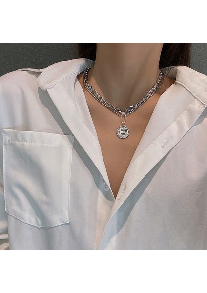 Erkek Titanyum Çelik Kolye (Yurt Dışından)