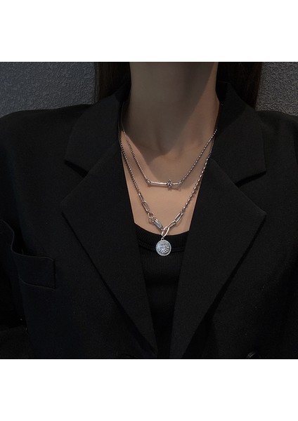 Erkek Titanyum Çelik Kolye (Yurt Dışından)