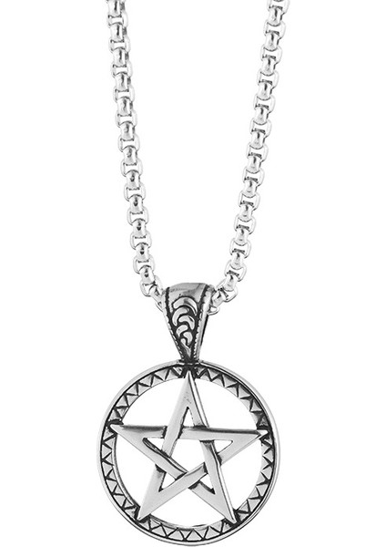 Erkek Titanyum Çelik Kolye (Yurt Dışından)