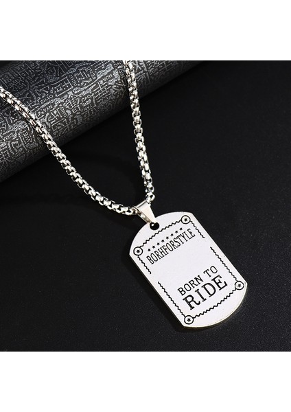 Erkek Titanyum Çelik Kolye (Yurt Dışından)