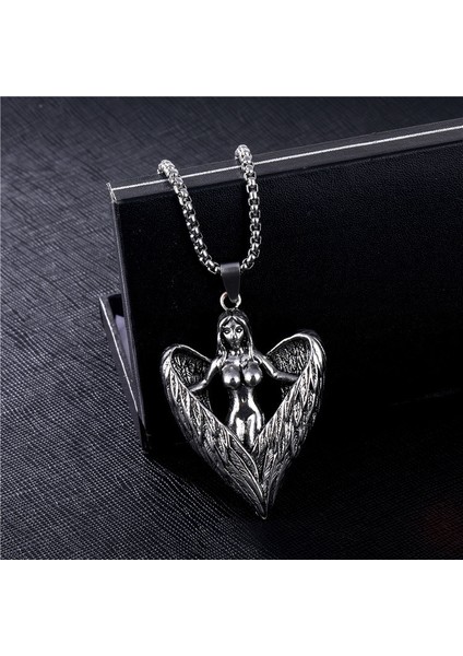 Erkek Titanyum Çelik Kolye (Yurt Dışından)