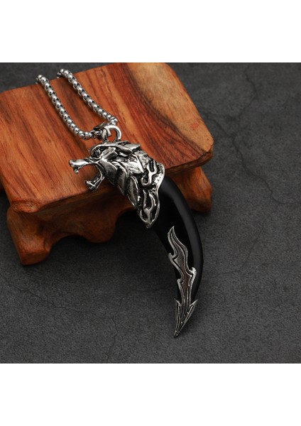 Erkek Titanyum Çelik Kolye (Yurt Dışından)