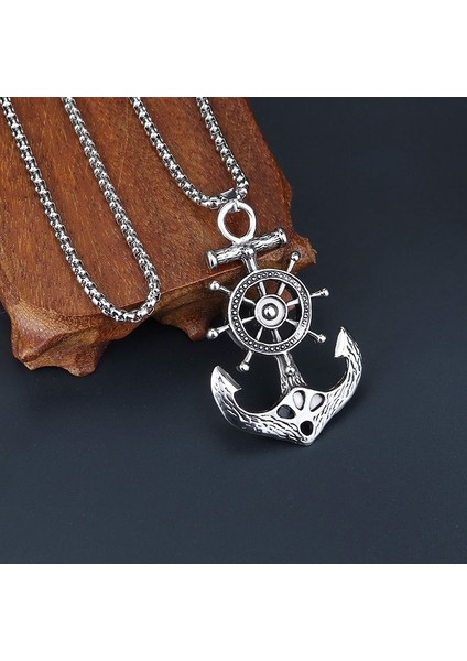 Erkek Titanyum Çelik Kolye (Yurt Dışından)