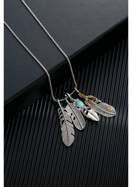 Erkek Titanyum Çelik Kolye (Yurt Dışından)