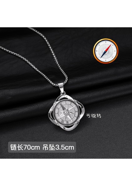 Erkek Titanyum Çelik Kolye (Yurt Dışından)