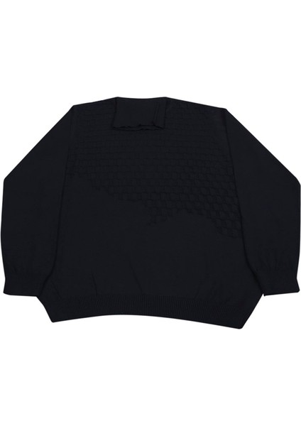 Lacivert Slim Fit Tam Balıkçı Yaka Erkek Triko modelleri