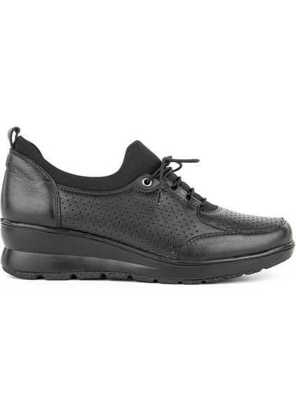 Angara 6 Nokta Anatomik Taban Hakiki Deri Kadın Ayakkabı