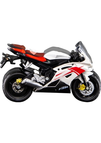 1:18 Yamaha R6 Alaşım Motosiklet Modeli (Yurt Dışından)