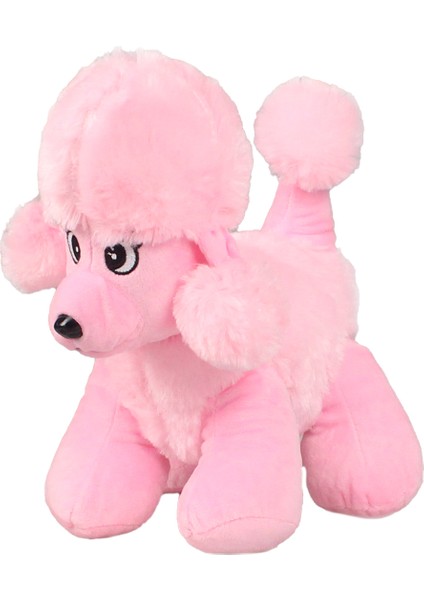 Havlayan Poodle Kaniş Peluş Oyuncak 30 cm Pembe