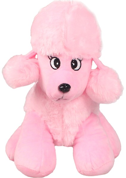 Havlayan Poodle Kaniş Peluş Oyuncak 30 cm Pembe