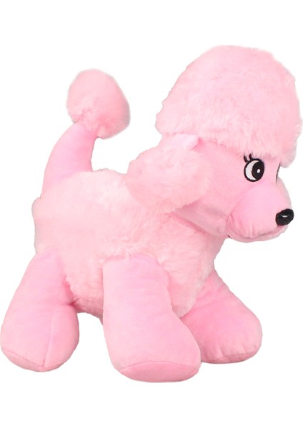 Havlayan Poodle Kaniş Peluş Oyuncak 30 cm Pembe