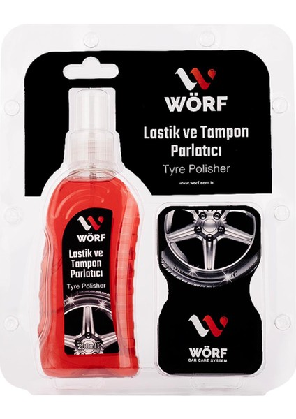 Lastik Tampon Parlatıcı 200 ml + Sünger Set