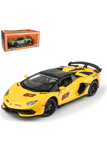 1:24 Lambo SVJ63 Alaşım Araba Modeli (Yurt Dışından)