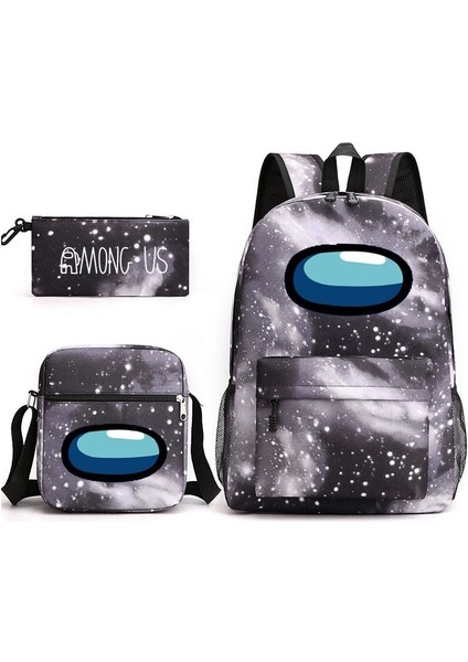 Schoolbag Shoulder Backpack Plaid Canvas Bag Travel Casual Bag Men And Women Students Schoolbag (Yurt Dışından)