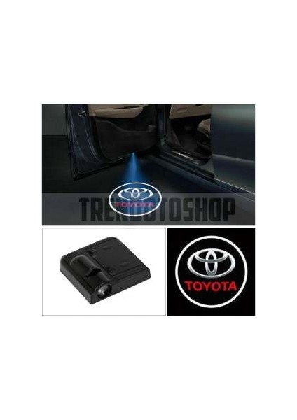 Toyota Uyumlu Pilli Yapıştırmalı Kapı Altı