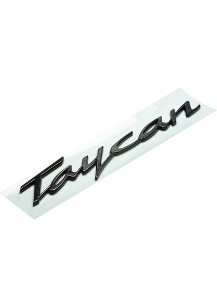 Porsche Taycan Yazı Parlak Siyah