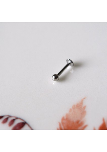 Cerrahi Çelik Top Piercing Tragus Helix Lob Conch Kııkırdak 8 mm Silver Renk modelleri