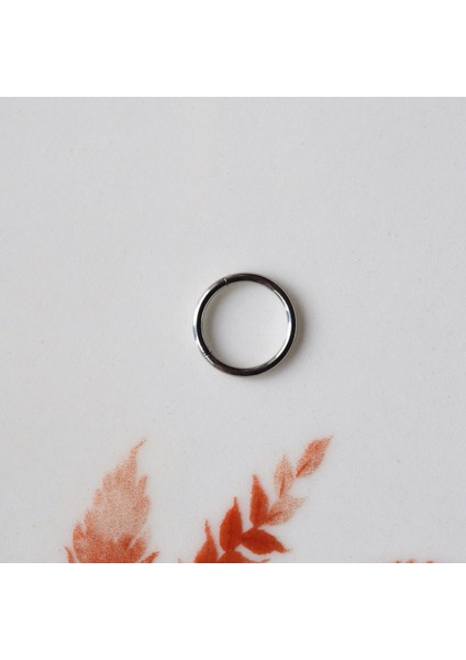 Cerrahi Çelik Erkek Piercing Küpe 12 mm Halka Model