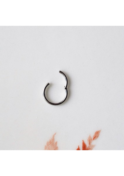 Cerrahi Çelik Erkek Piercing Küpe 12 mm Halka Model