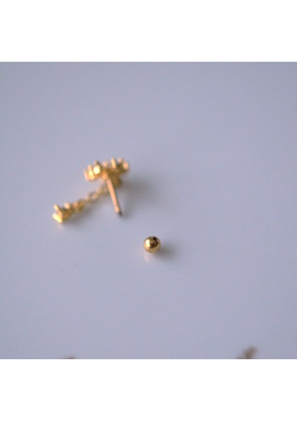 Cerrahi Çelik Zincir Sallantılı Çiçek Tragus Piercing Helix Kıkırdak Lob modelleri