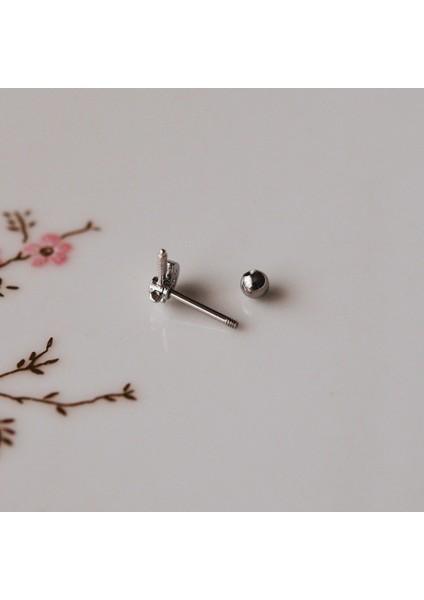 Mini Balta Helix Piercing Kıkırdak Cerrahi Çelik Gümüş Renk fırsatları