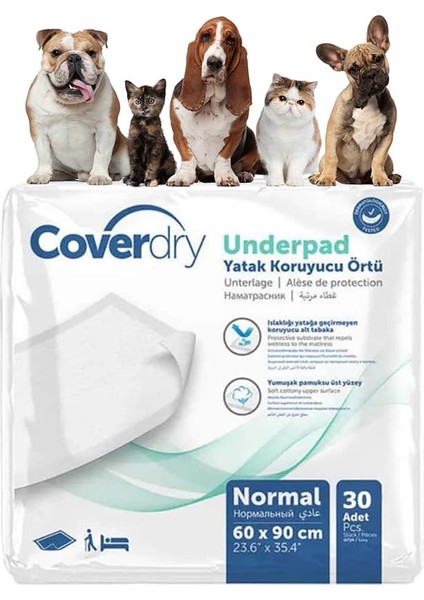 Kedi Köpek Çiş Pedi 60×90 Cm 30’Lu 6 Paket 180 Adet fiyatları