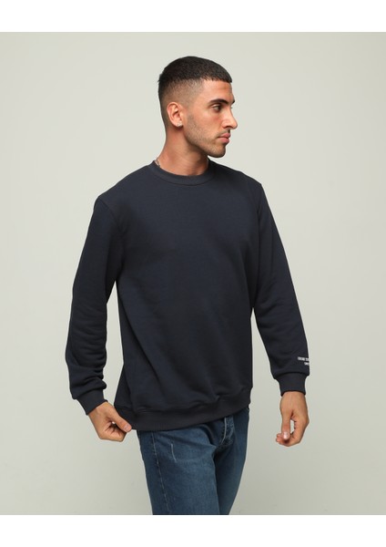 Erkek Regular Fit Uzun Kollu Bisiklet Yaka Sweatshirt