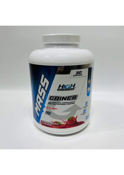 Nutrition Mass Gainer 3600 gr Çilek Aromalı Karbonhidrat Tozu