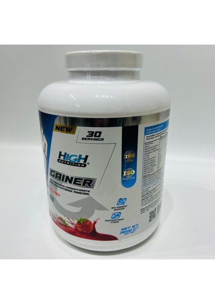 Nutrition Mass Gainer 3600 gr Çilek Aromalı Karbonhidrat Tozu