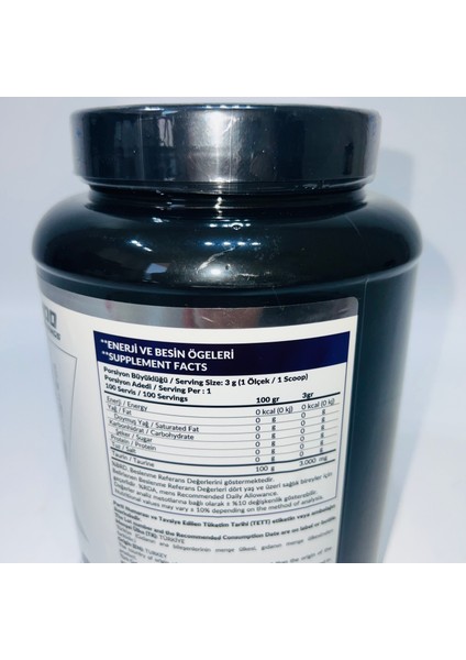 Nutrition  Pure Taurine Powder 300 Gr 100 Servis 3000 Mg + Shaker