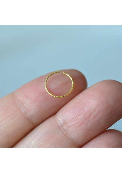 Gold Renk 925 Ayar Burgulu Gümüş Halka Hızma fiyatları