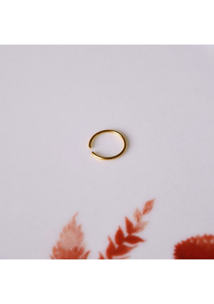 Cerrahi Çelik 10 mm Gold Renk Çelik Halka Burun Piercing Halka Hızma fiyatları