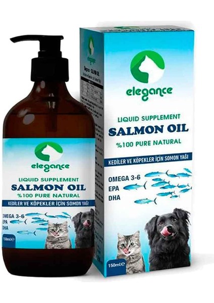 Somon Yağı Kedi ve Köpekler Için 150ML