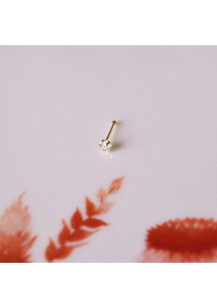 Cerrahi Çelik Gold Renk Çelik Yıldızlı Burun Piercing Yıldızlı Hızma fiyatları