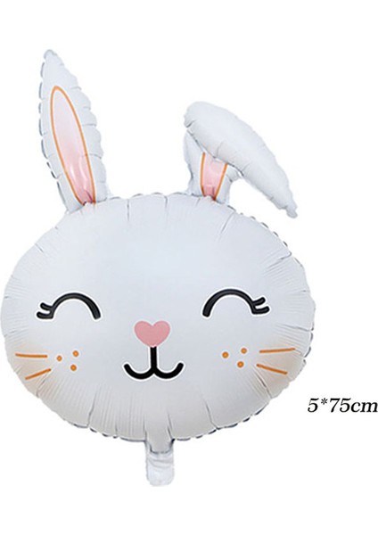 Tavşan Kafası Folyo Balon 75X55 cm