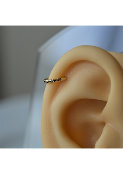 Gold Cerrahi Çelik Ince Halka Tragus Piercing Helix Lob Kıkırdak fırsatları