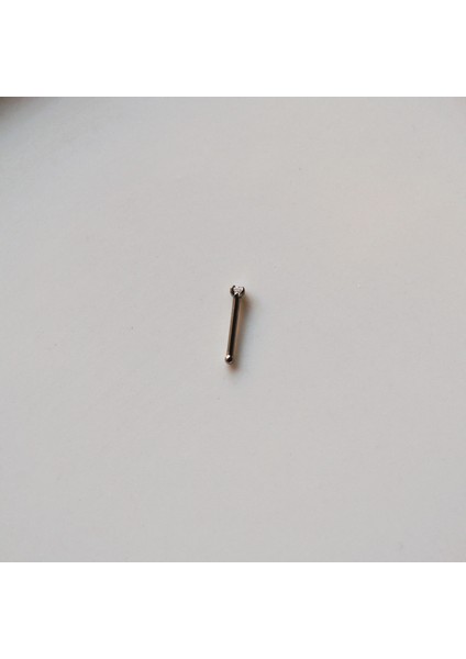 Cerrahi Çelik Gümüş Renk Minik Tektaş Burun Piercing Tektaş Hızma modelleri
