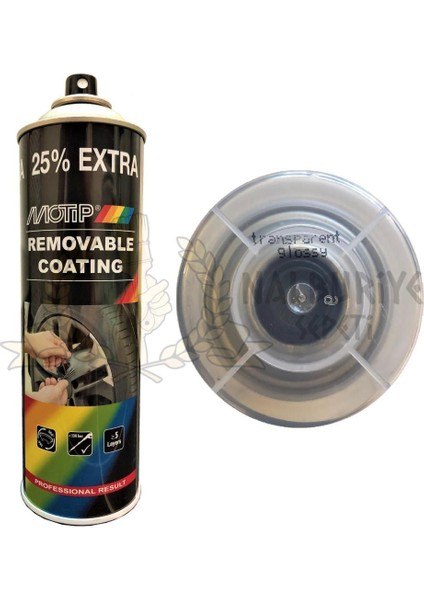 Soyulabilir Sıvı Kauçuk Plastidip Plastik Sprey Şeffaf Vernik 500 ml - 04307