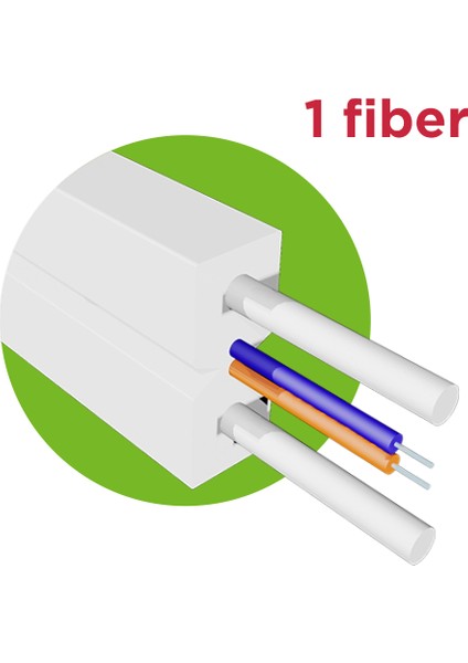 Fiber Optik Drop Kablo (2.0x3.0mm) 2000 Metre