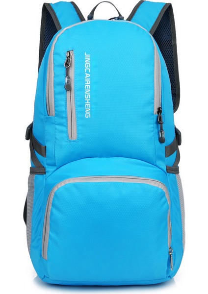 Yeni Dış Mekan Erkek ve Kadın Ultra Hafif Seyahat Çantası, Katlanabilir Çanta, Sırt Çantası, Su Geçirmez ve Taşınabilir (Yurt Dışından)