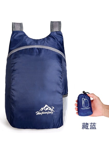 Ultra Hafif Taşınabilir Katlanabilir Sırt Çantası Su Geçirmez Açık Hava Seyahati Eğlence Çantası Büyük Kapasiteli 20L (Yurt Dışından)