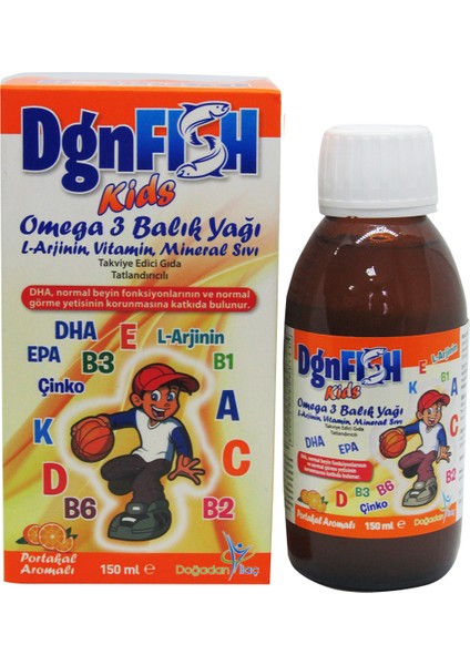 Dgn Fish Kids Omega 3 Balık Yağı